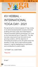 International Yoga day 21-06-21